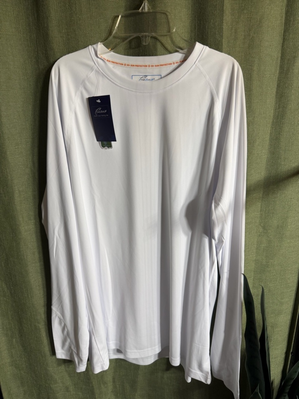 PGA TOUR Lightweight Long-Sleeve Performance Top - White